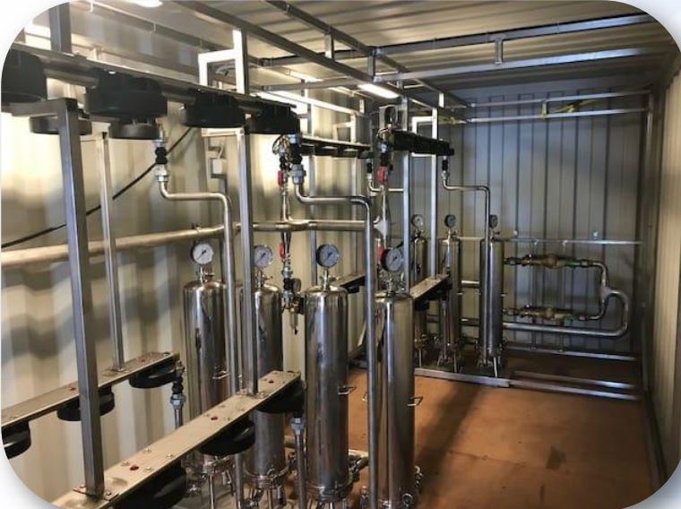 containerbaserade filtersystem
